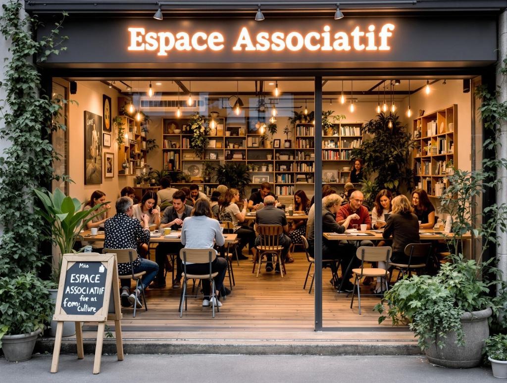 Un espace associatif “café&nbsp;littéraire”